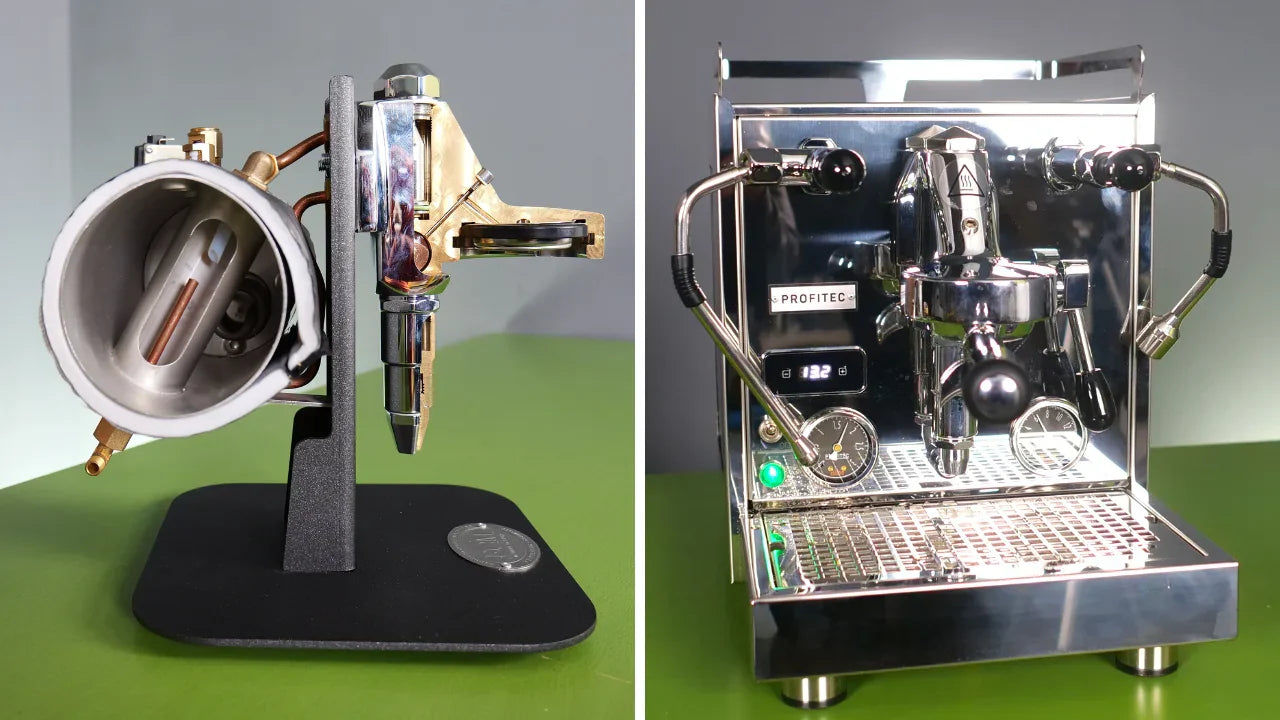 Faema E61 espresso machine and brewing group