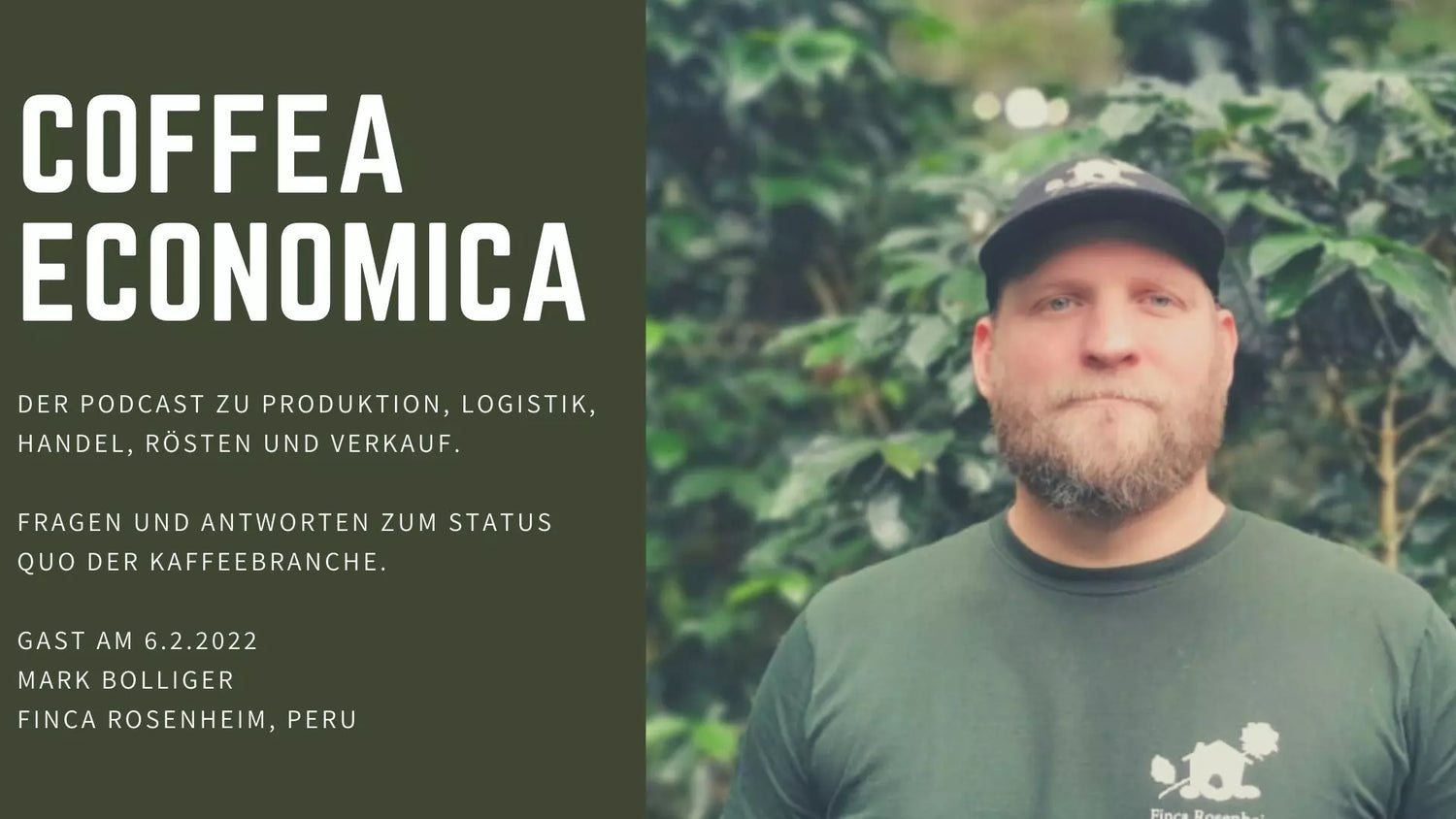 Coffea Economica Podcast: Mark Bolliger, Finca Rosenheim, Peru