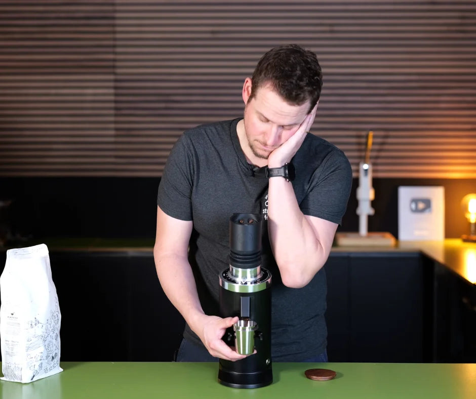 Slow Feeding beim Mahlen von Kaffee in Espressomühlen