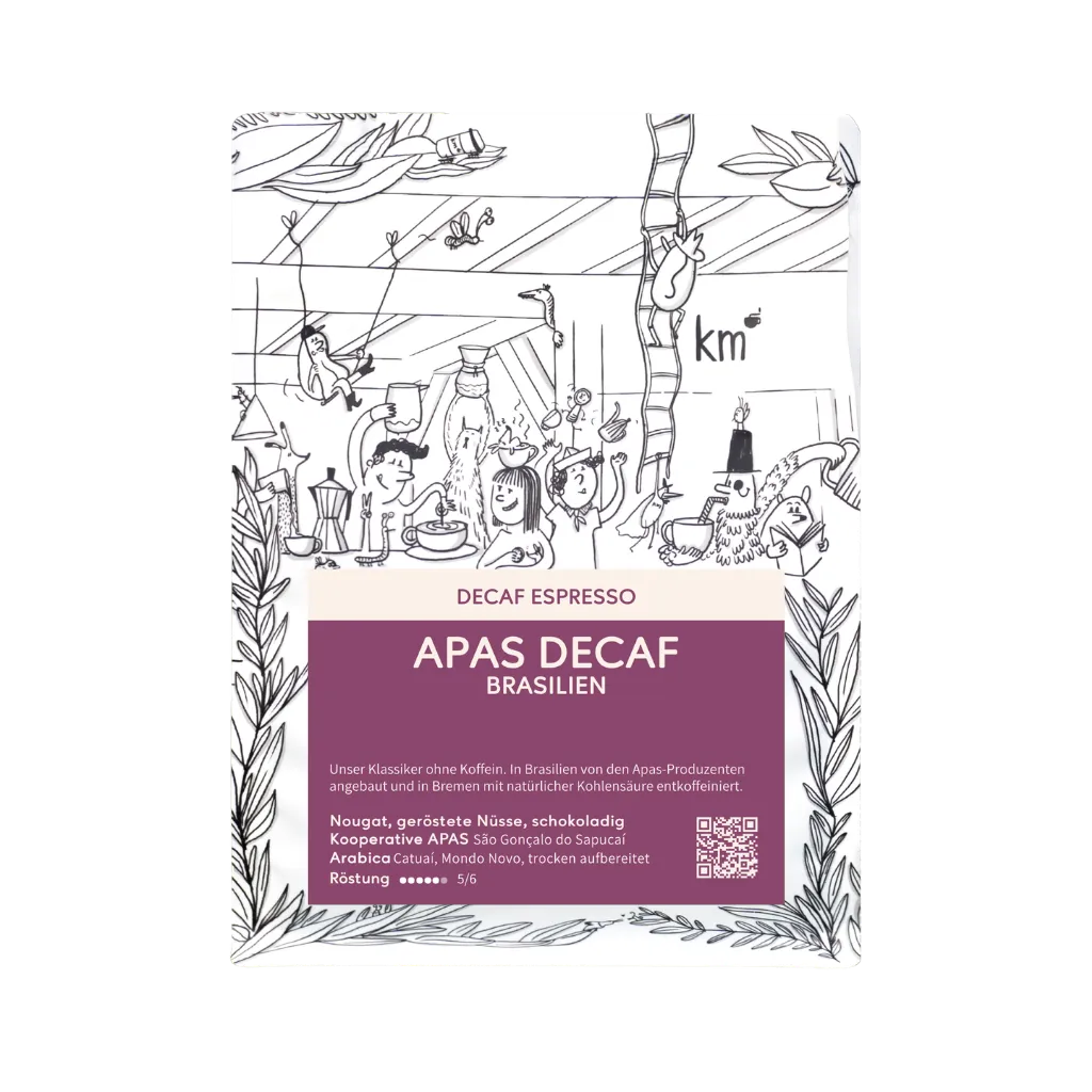 Apas Decaf, Espresso descafeinado de Brasil