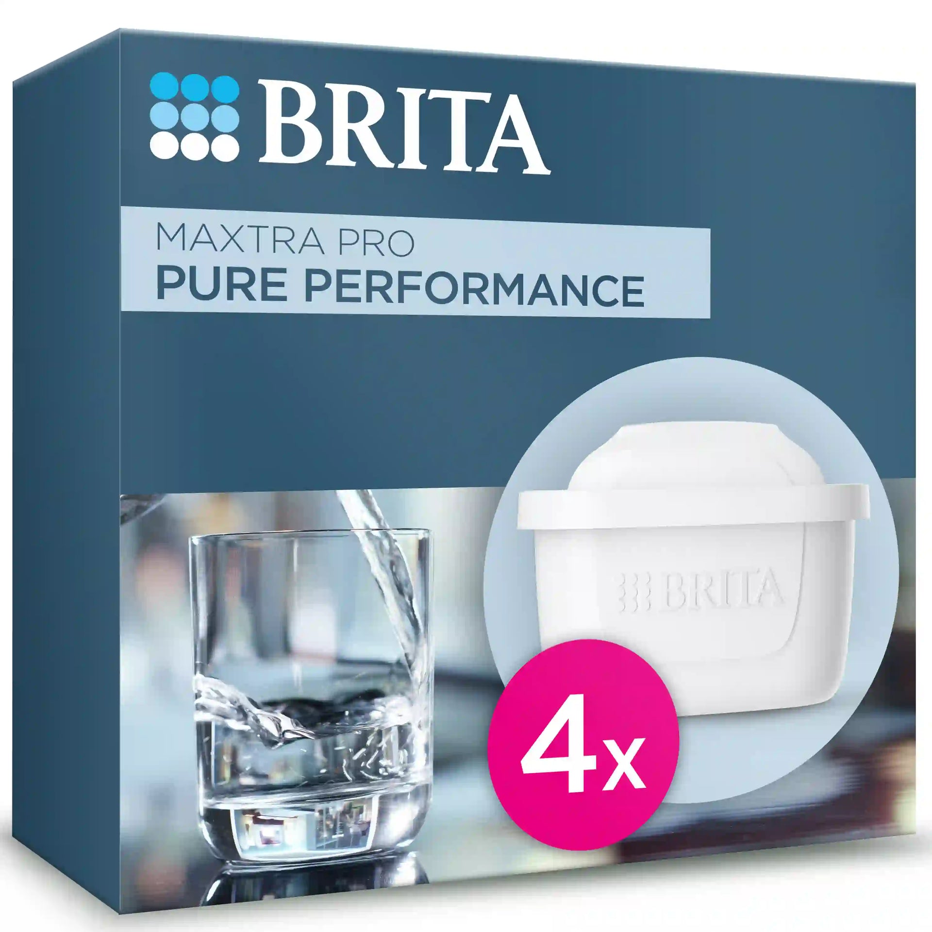 BRITA MAXTRA PRO - PURE PERFORMANCE Verpackung Frontansicht