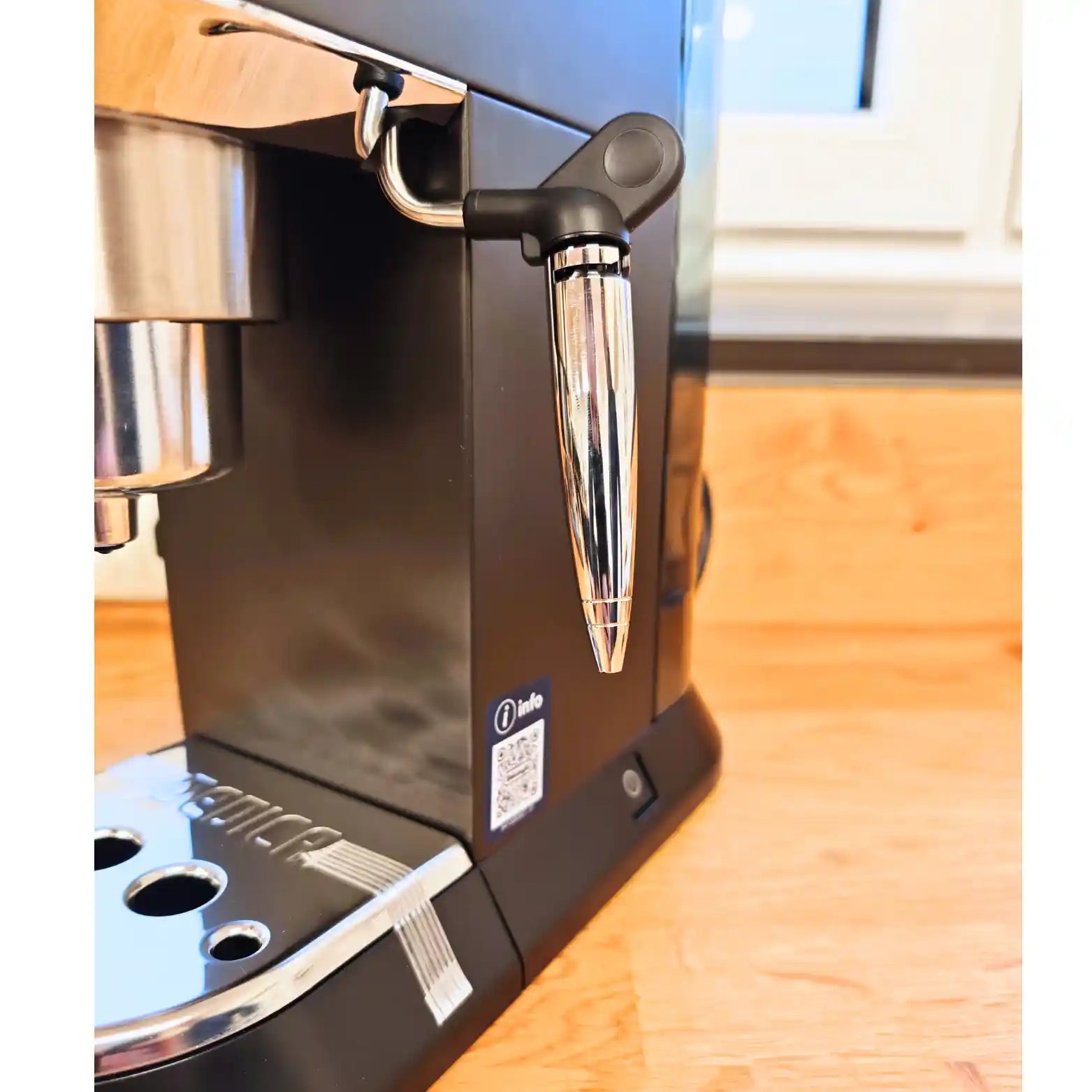 Varilla de vapor de acero inoxidable KM para máquinas DeLonghi