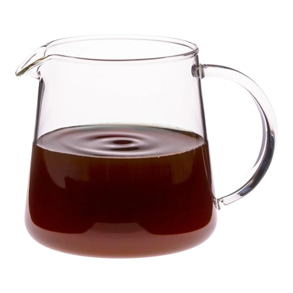 Glaskanne mit Kaffee