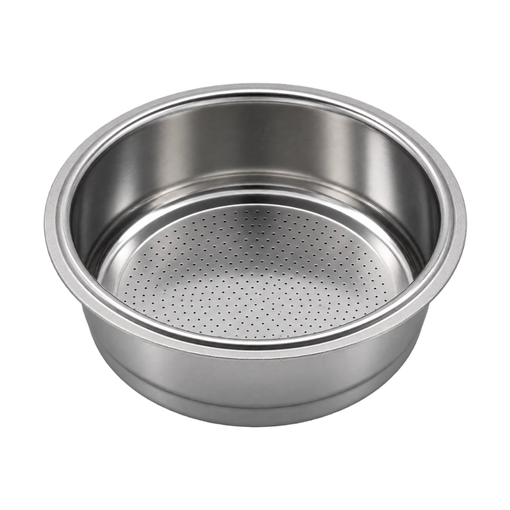 Edelstahl-Sieb 51 mm für Espresso und Siebträger in Detailansicht