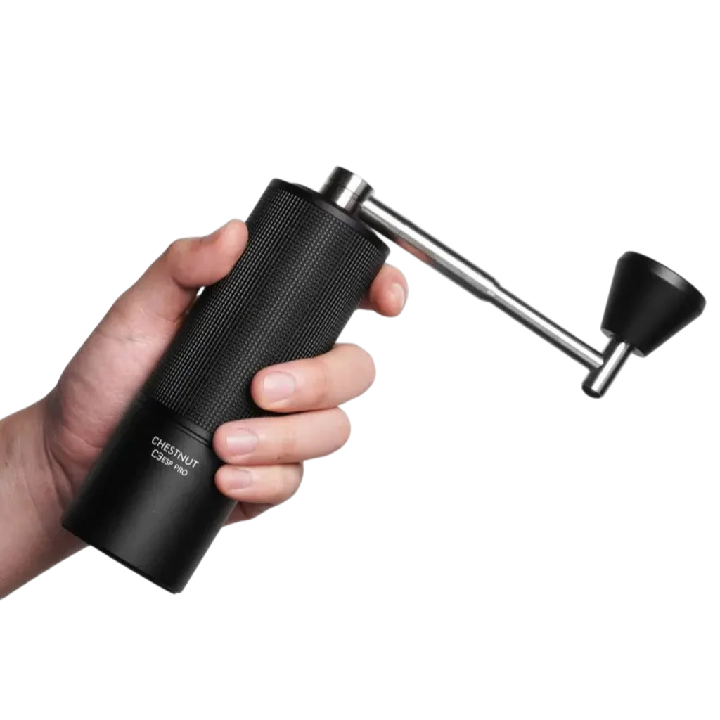 Timemore C3 ESP Pro mit ausgeklapptem Griff in der Hand