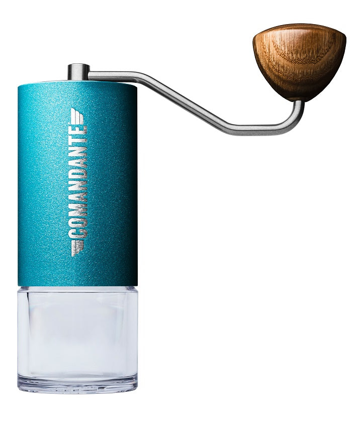 Kaffeemühle Comandante C40 MK4 NitroBlade, Farbe: Alpine Lagoon