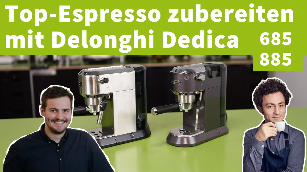 Ein preiswerter, perfekter Espresso. Tipps und Tricks rund um die De'Longhi Dedica Serie