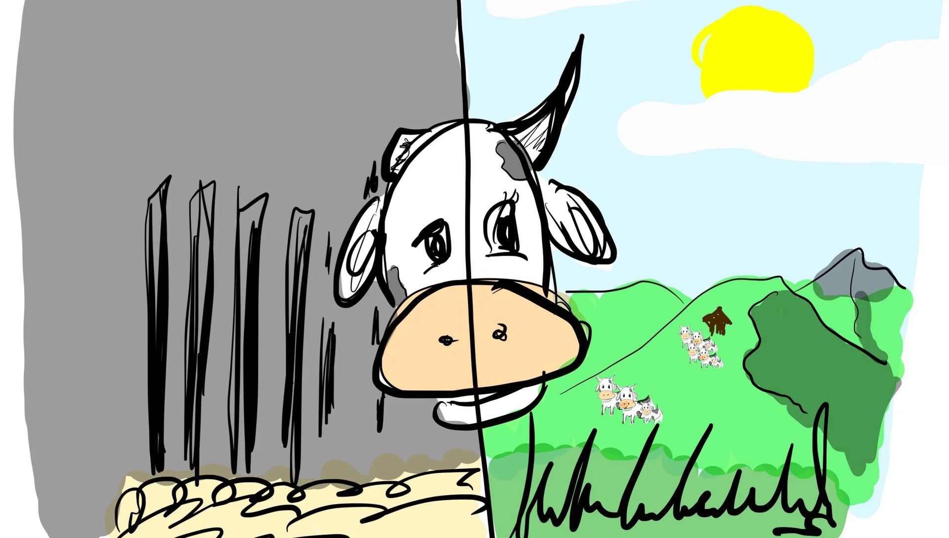 Milch und Milch: Klimakiller oder Klimaretter?