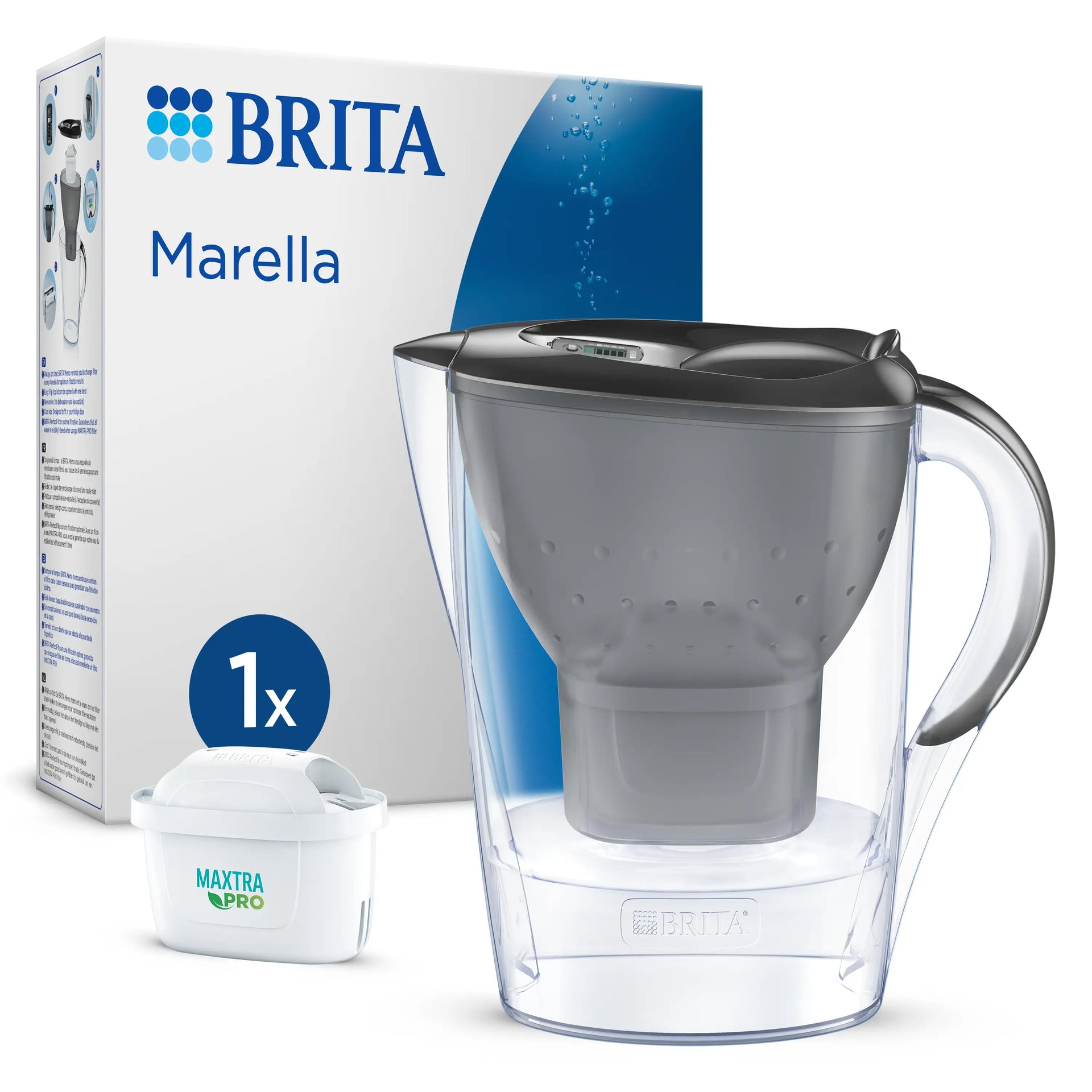 BRITA Marella Wasserfilterkanne mit Karton