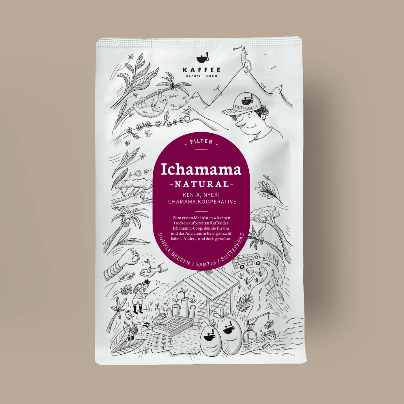 Ichamama Natural, filter coffee from Kenya 