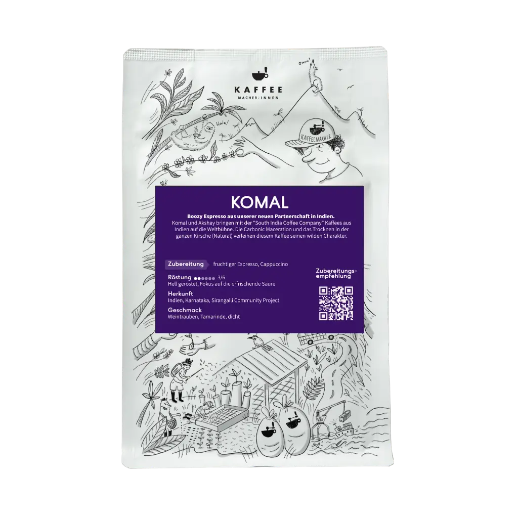 Komal, Espresso aus Indien