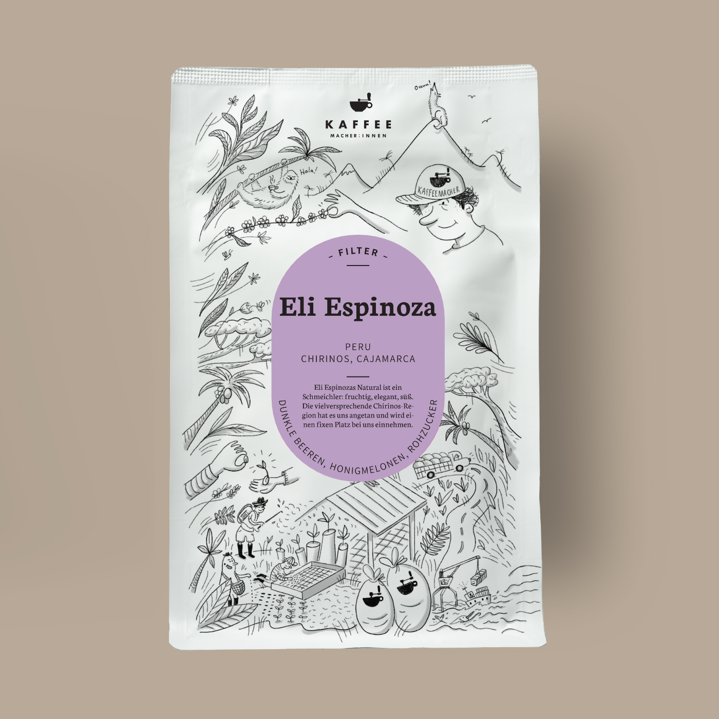 Eli Espinoza, filter coffee from Peru