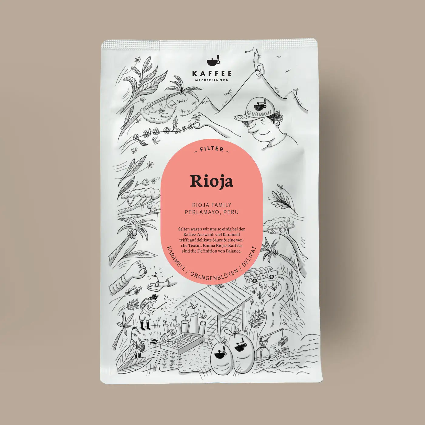 Rioja, filter from Peru