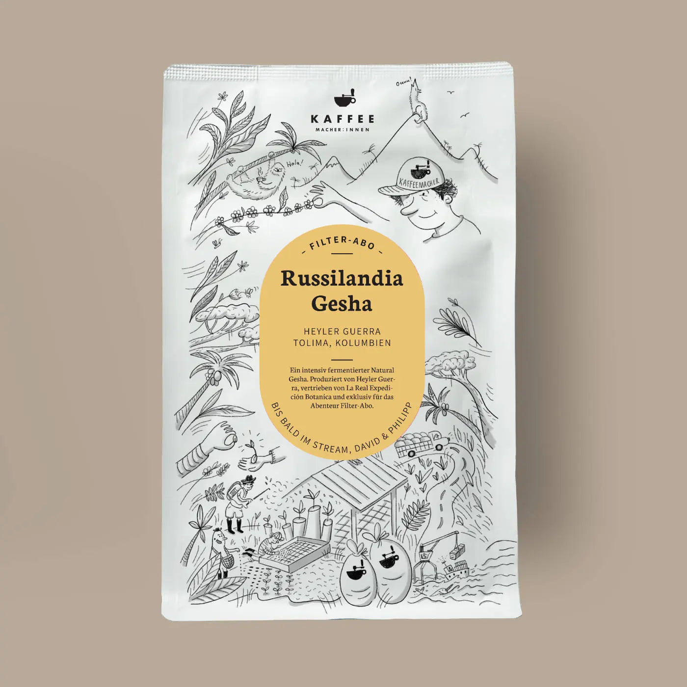 Russilandia Gesha, filter coffee from Colombia