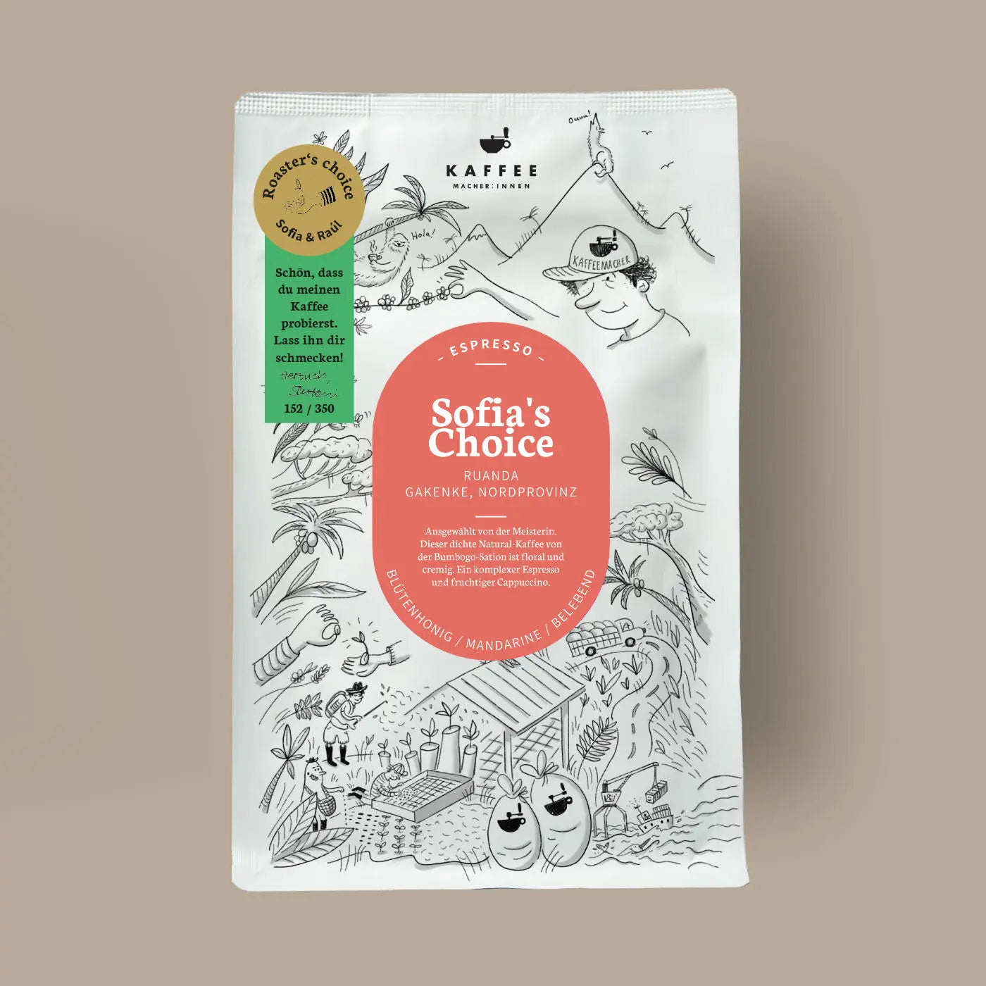 Limited Edition Sofia's Choice - Espresso from Rwanda