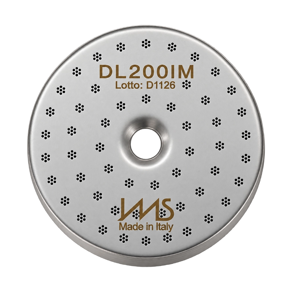 IMS DL200IM Duschsieb für DeLonghi Dedica aus Edelstahl mit fein perforierter Oberfläche