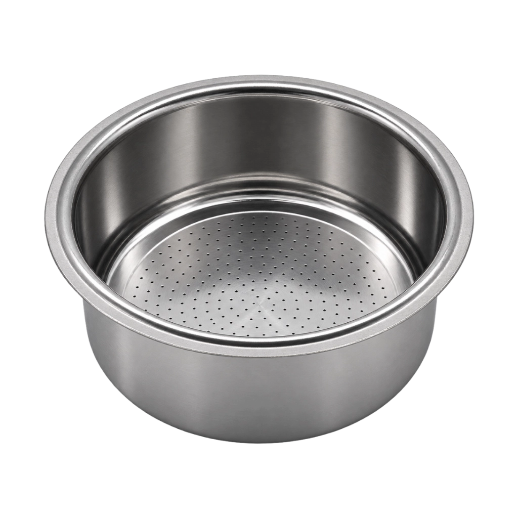 Edelstahl-Sieb 51 mm für Espresso und Siebträger in Detailansicht