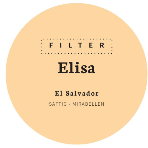 Elisa, filter coffee